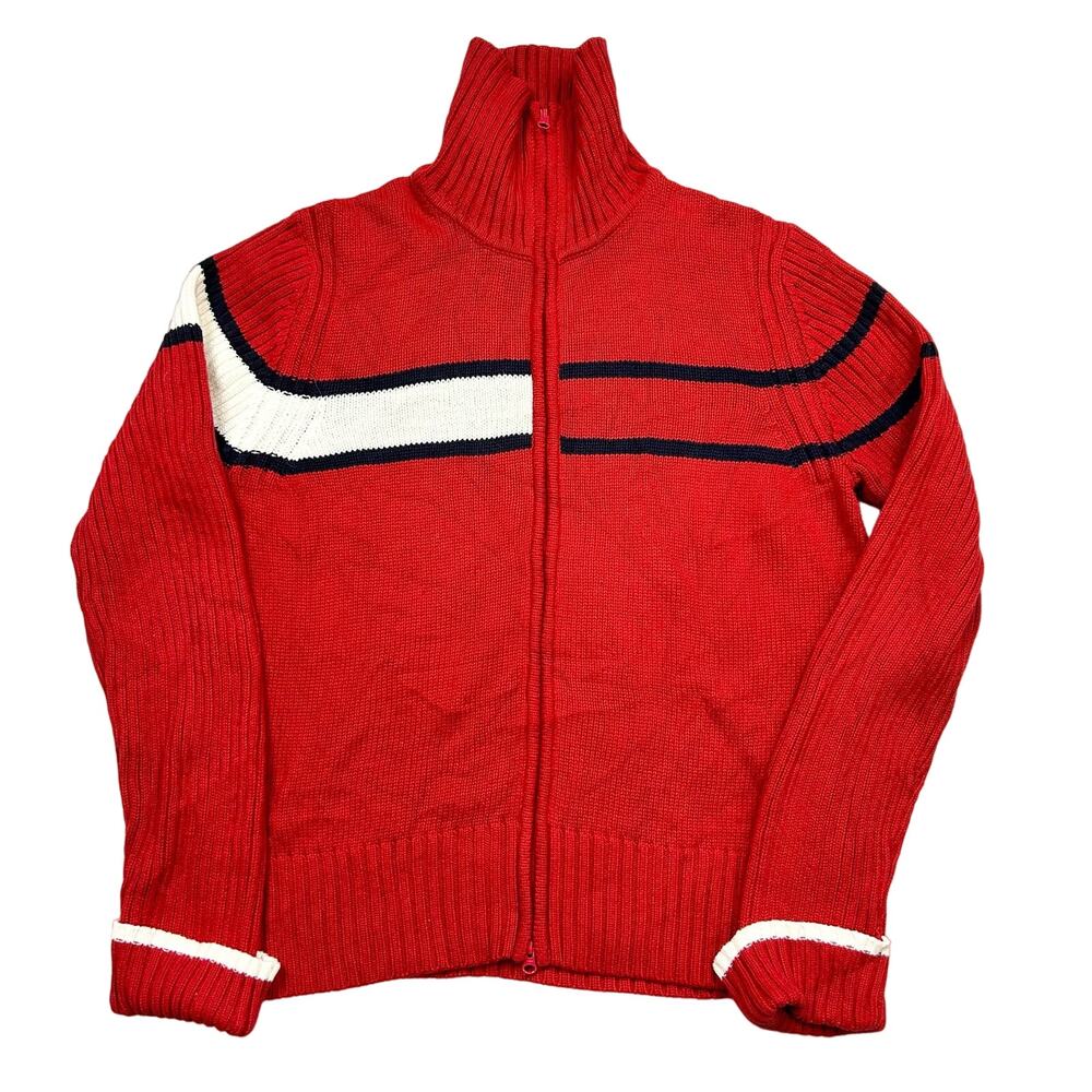 Vintage Tommy Hilfiger knit zip up sweater size XL